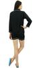 Bimba Button-Down Shirt With Elastic Waist Shorts 2 Pcs Full Sleeve Night Wear