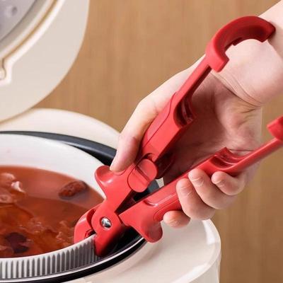 Anti-scald Clip Silicone Kitchen Anti Scald Plate Bowl Dish Pot Holder Anti-hot Clip Lifter Kitchen Accessories Gadget
