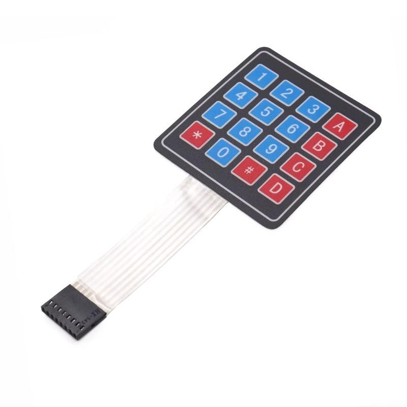 4 12 16 20 Key Button Membrane Switch 1x4 3x4 4x4 4x5 Keys Matrix Array Keyboard Keypad Control Panel DIY Kit For Arduino