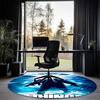 The Thing Printed Round Rug Carpet Chair Rug Area Rug Entryway Doormats,for Office Chair Living Room Bedroom Kitchen Room.