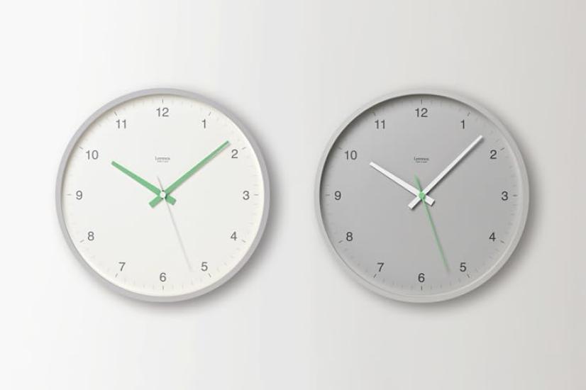 Lemnos Wall Clock, Analog, ABS Resin, BROTE LC24-04