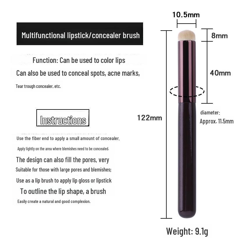 Set de 15 pensule de machiaj Zui Hongyan Cangzhou din păr de animal cu lână fină de vârf deschis