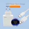 67W USB C Quick Charger Turbo Fast Charging 6A Type C Data Cable for Smart Phones Home Daily Charging