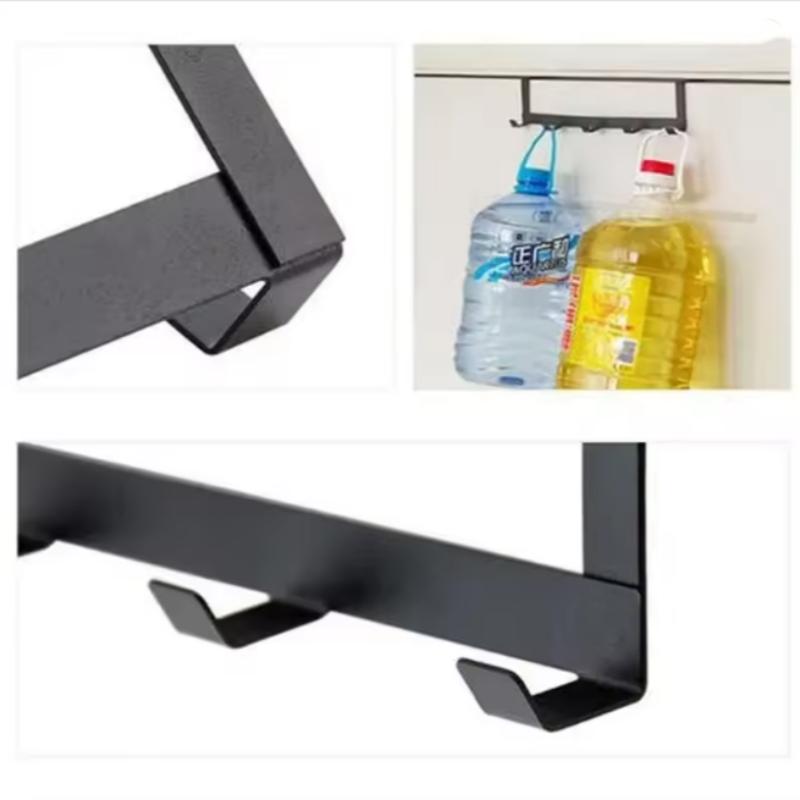 Cârlige peste ușă 5 cârlige Organizator pentru baie pentru acasă Suport haine pălărie umeraș pentru prosoape Accesorii pentru bucătărie pentru baie