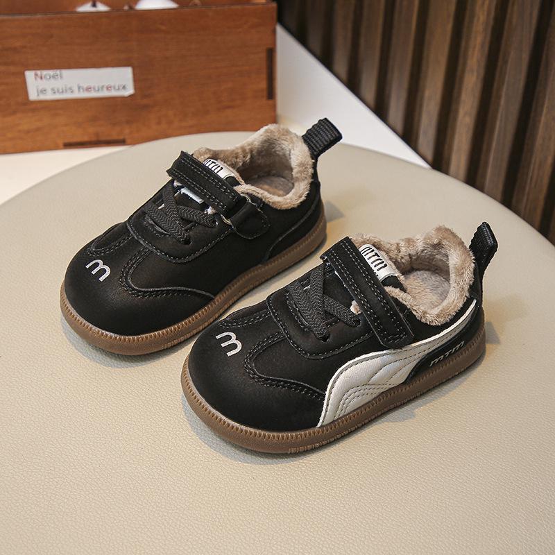 

Kids Winter Skate Shoes 2025: New Korean-Style Fashion, Velvet-Lined Warm Casual Shoes for Little Girls 20 темно-сірий