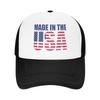 Fashion Made In the USA Mesh Baseball Cap Cycling Tennis FeUnisex