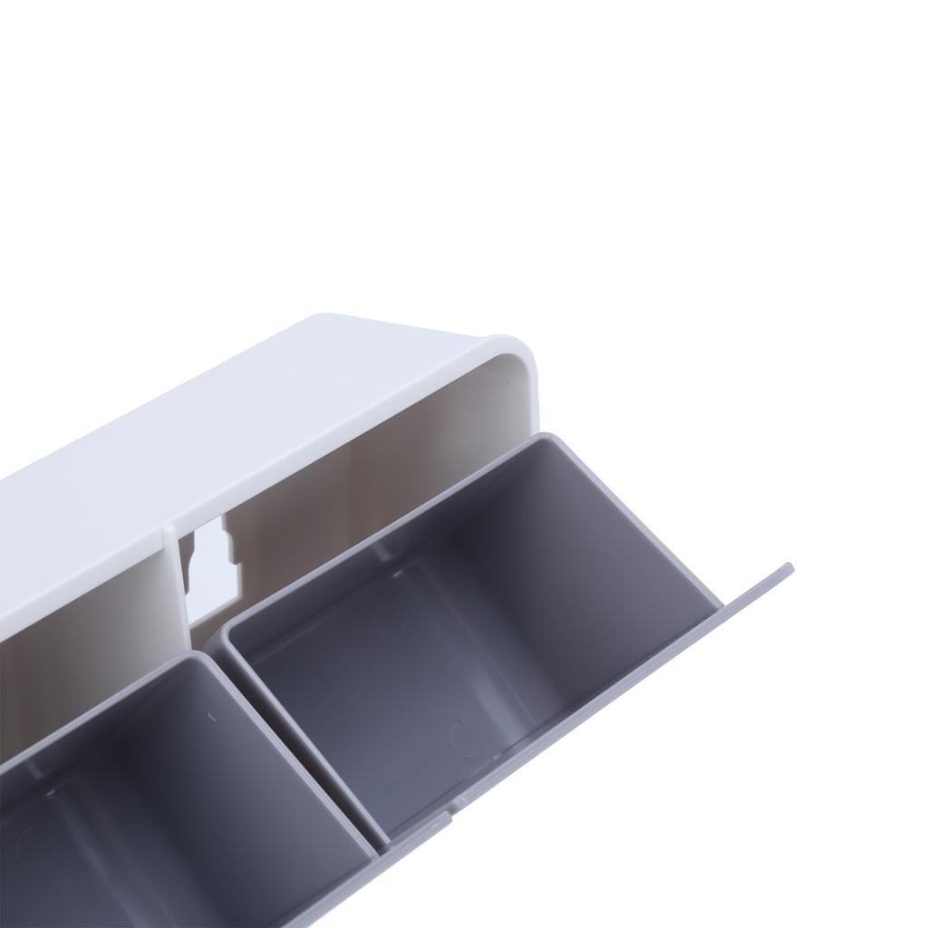 Makeup Box Wall Mounted Cover Removable Washable Cotton Pad for Bathroom