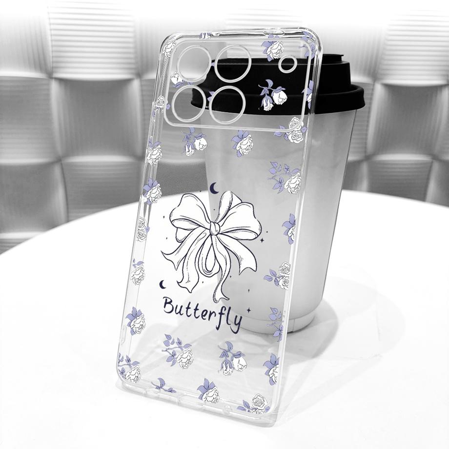 Flower Cartoon Fashion Design Phone Case For Honor Win AAP-AN00 Funda Soft Liquid Silicone Shockproof Back Cover
