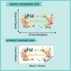 1pc Modern Floral Butterfly "Bedroom" Wall Decal Sticker Self-Adhesive Removable Vinyl Decorative Sign for Doors, Walls, Home Decor Bedroom Decoration