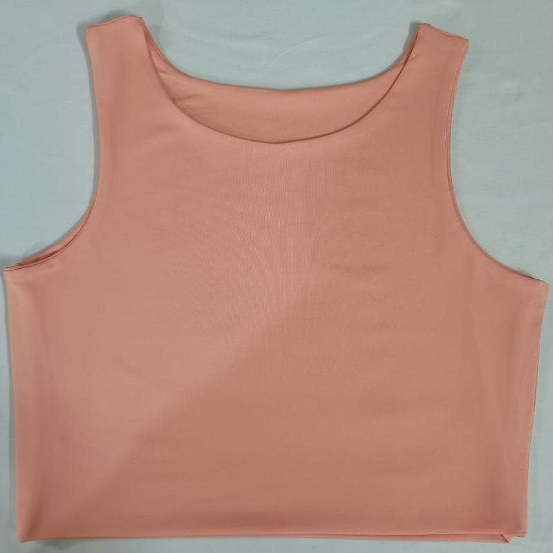 Sexy Casual Women Short Vest Sling Navel Camis Summer Tank Tops Solid Bottoming Crop Tops 2024 New Ladies Shirt Double Vests 0316-4