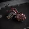 Feng Shui Color-changing Tea Pet, Small Goldfish Ornament, a Wealth Attraction Masterpiece, Bringing Good Fortune. Koi Fish Can
