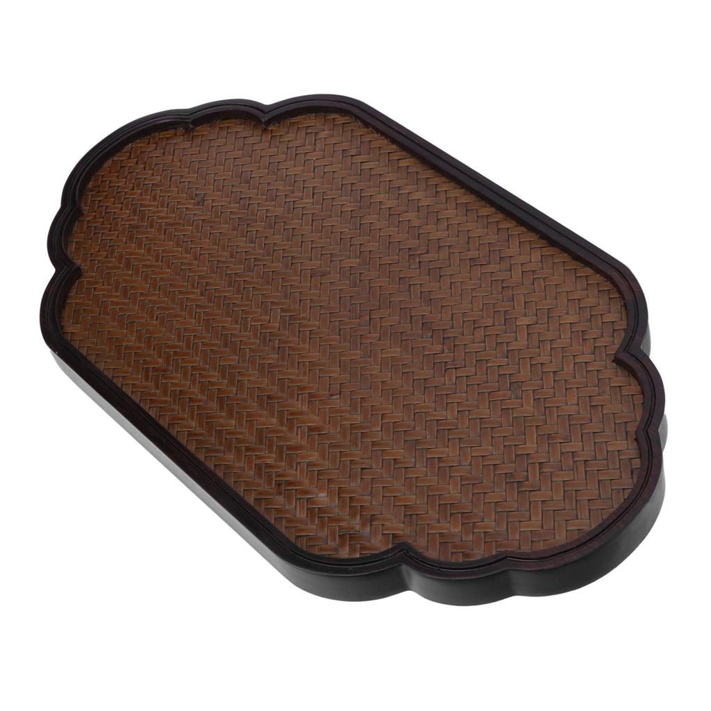 Mat   Bamboo Small Tea Tray Tea Plate for Teawares Teaset Saucers Tea Ceremony
