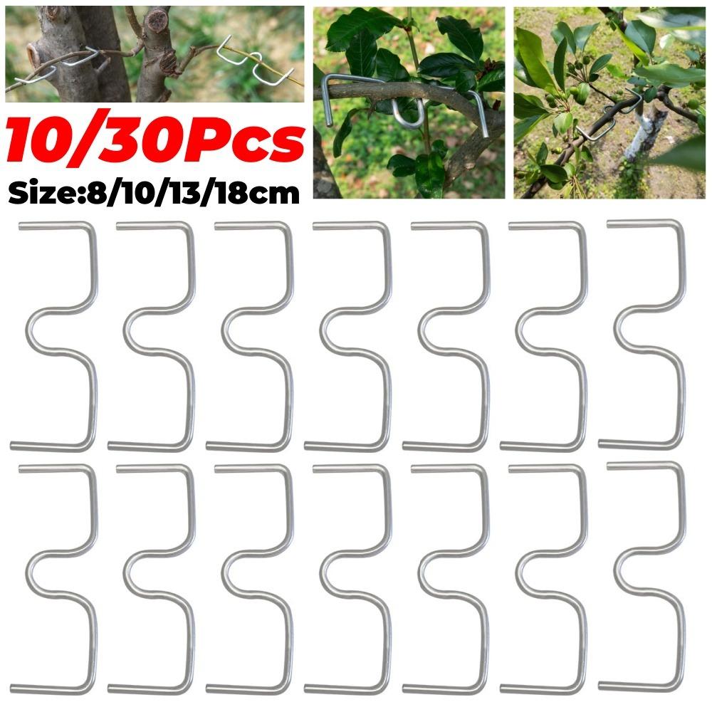10/30Pcs Fruit Tree Branch Shape Fixator M-Type Branch Trainer Angle Benders Reusable Fruit Tree Support Holder Vine Trainers