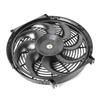 14in Electric Slim Radiator Cooling Fan Assembly 12V Universal Parts with Mounting Kit