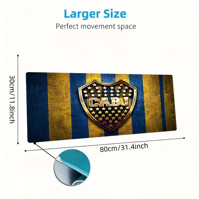 Boca Juniors Large Size Mouse Pad Large Gaming Table Cushion Non-slip Laptop Tablet Big Mousepad XXL Mat Mini PC Playmat With Lock edge