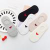 5Pairs Low Cut Boat Socks Love Heart Invisible Socks Cute Short Tube Socks Summer