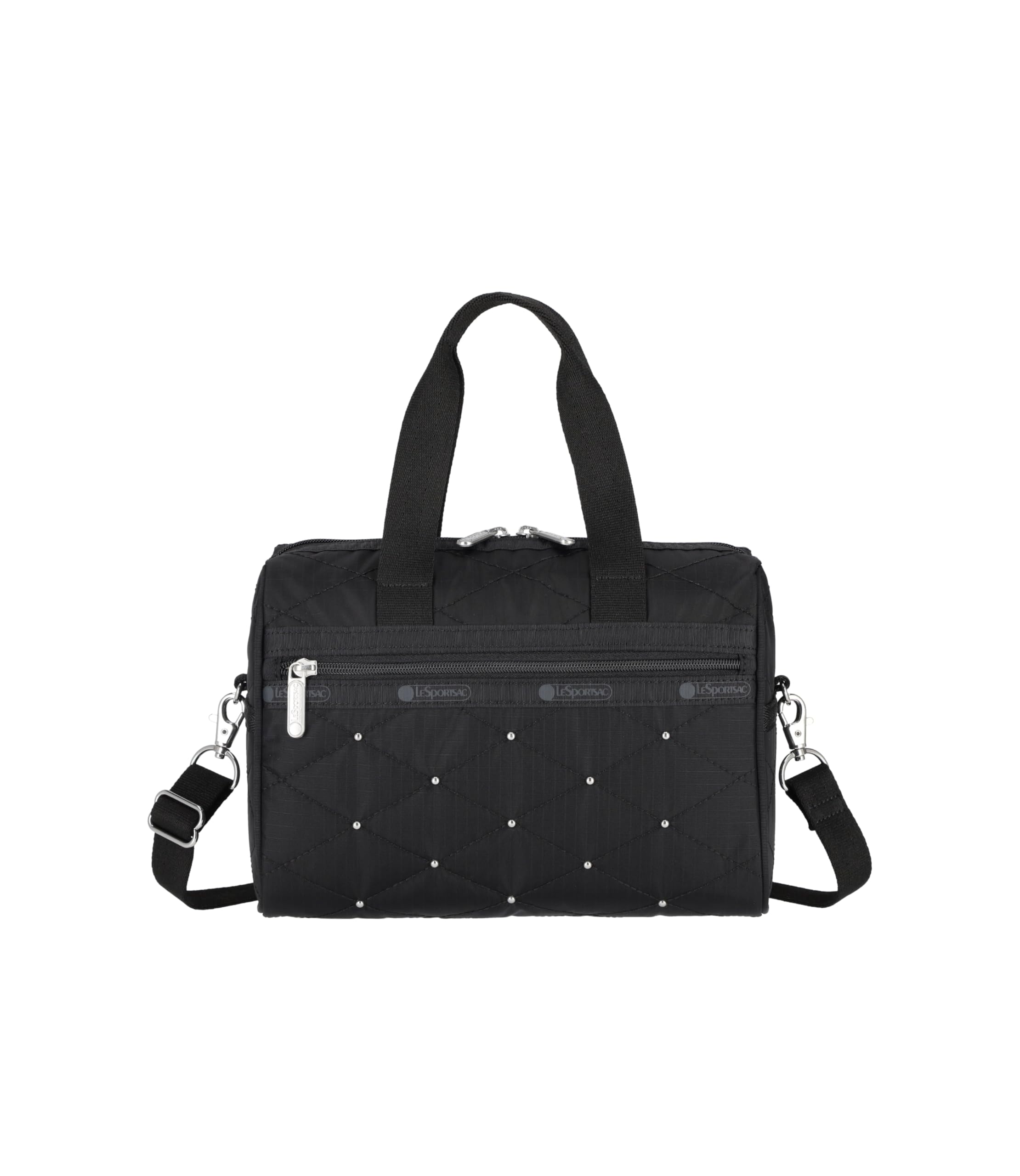 

Официальная сумка через плечо EVERYDAY SM Black Quilt Studs [LeSportsac] SATCHEL/3868 Женская