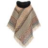 Herbst und Winter Neu Pelzkragen Strickschal, Thermopullover Cape, Schal Damen