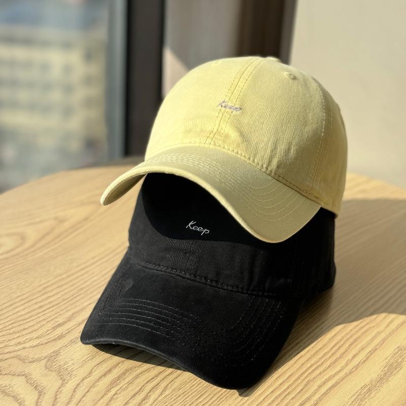 New soft-top baseball caps for men and women, wide brims show a small face, big head circumference, peaked cap, large brim, sun hat.