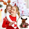 Christmas Gift Bag Zipper Design Large Space Reusable Fabric Candy Bag Snowman Santa Elk Pattern Holiday Favor Bag