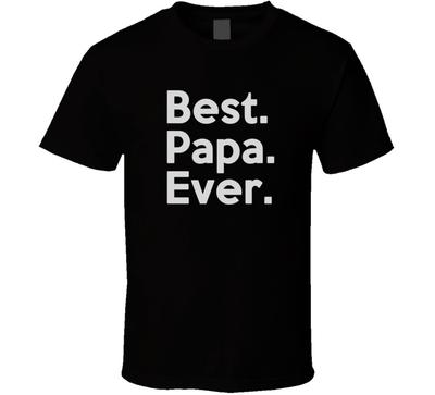 Beste. Papa. Immer. T-Shirt Herren Damen T-Shirts Oberteil