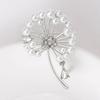 Dandelion Pins For Women Pearl Plant Brooches Banquet Party Backpack Gifts Jewelry Accessories