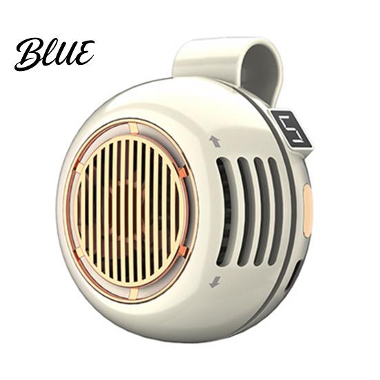 Batteriebetriebener Ventilator Tragbarer Clip-On-Ventilator Tragbarer Persönlicher Mini-Leiser Blattloser 5 Einstellbare Geschwindigkeit Gürtel Klein Wiederaufladbar 360° Schwenkbar Kühlung für