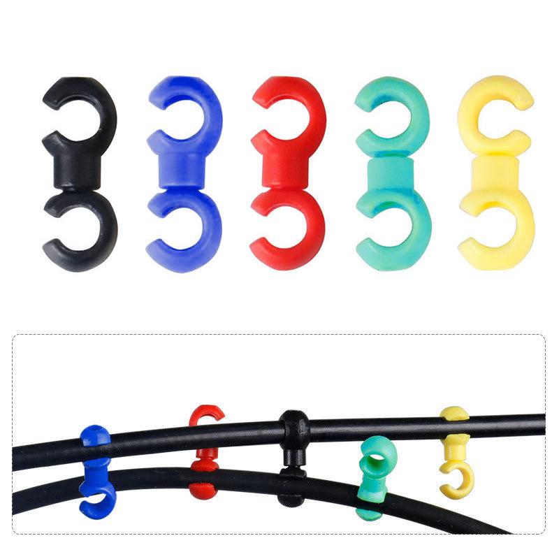 10Pcs S Buckle Derailleur Bike Clips Ensures Smooth Gear Shifting for Advanced Cycling Experience