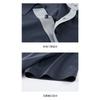Men's Ice Silk Polo Shirt, Casual Short Sleeve Placket Detail Solid Color Golf Top