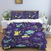 New 2026 Gengar-themed Duvet and Pillowcases – Suitable for Single, Double, King, and Queen Beds.
