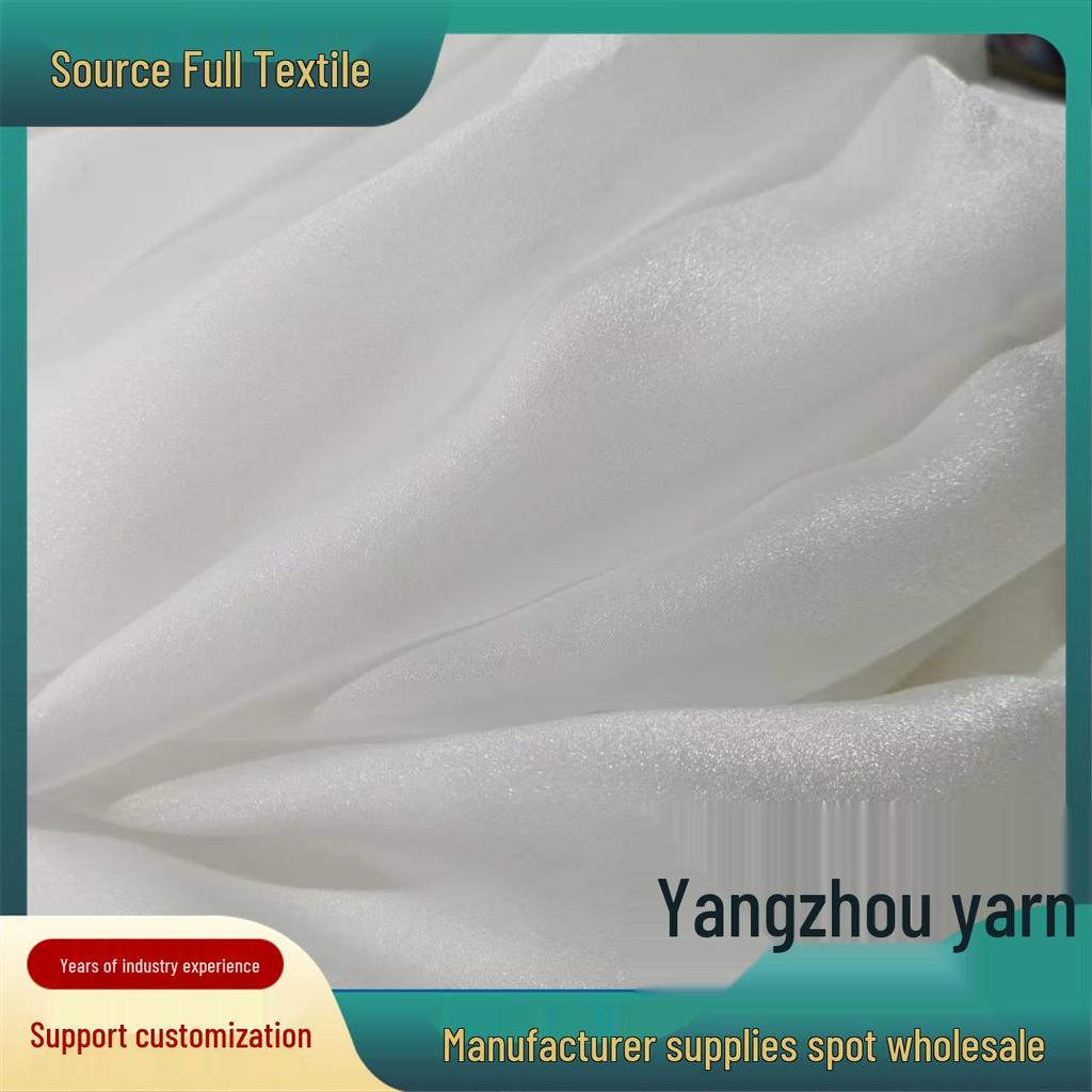 Yangzhou Glittering Organza Polyester Hanfu Ruqun Fabric