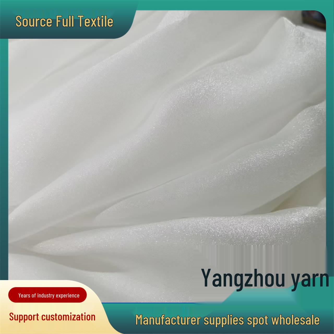 

Yangzhou Glittering Organza Polyester Hanfu Ruqun Fabric