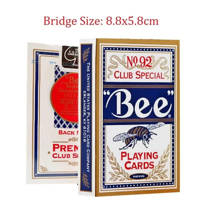 

Bee Playing Cards NO.92 Club Special Deck Bridge Size USPCC Poker Magic Card Games Mgaic Tricks Props for Magician Tricks синій