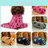 Soft Warm Reversible Pet Blanket Cozy Double-sided Fleece For Dogs And Cats