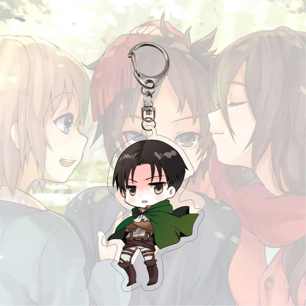 Attack on Titan Sankasa Corps Acryl-Schlüsselanhänger mit Allens Gesicht