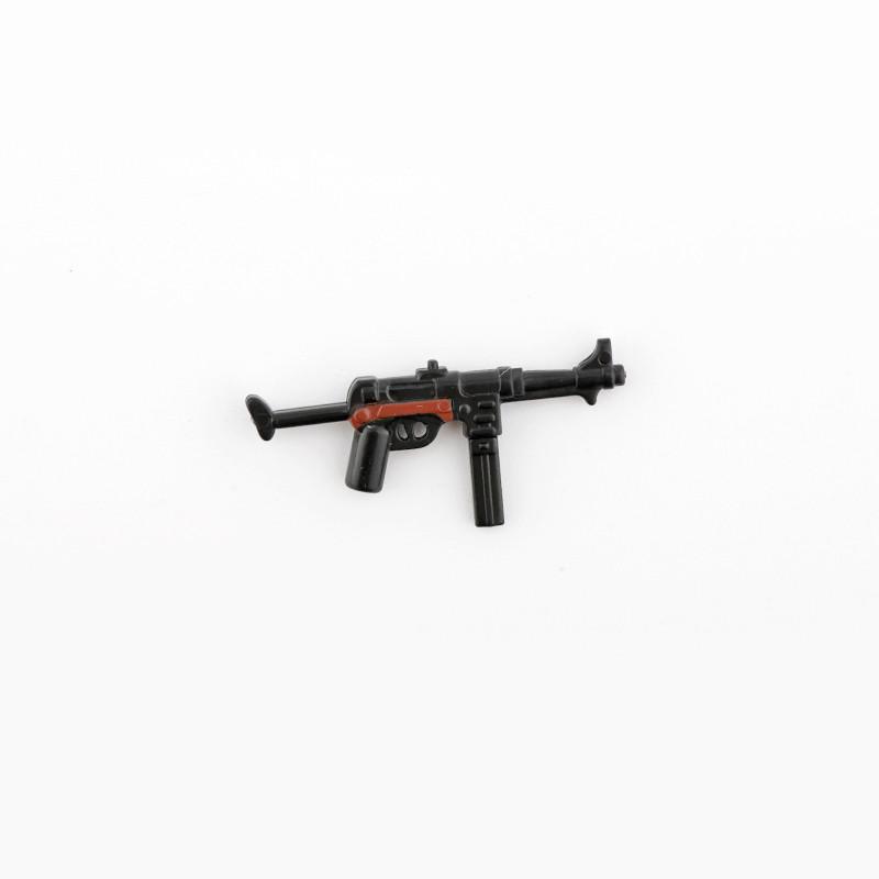 5/10 Zbraně vojáků z 2. světové války Stavebnice Dvoubarevný tisk Stroj Puška Samopal Odstřelovací pušky Vojenské příslušenství Kostky C238