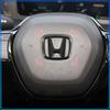 1pc ABS Car Steering Wheel Center Emblem Sticker For Honda Civci CRV Accord Mugen Prelude FIT City CRZ CRX Jazz D-series B-series H