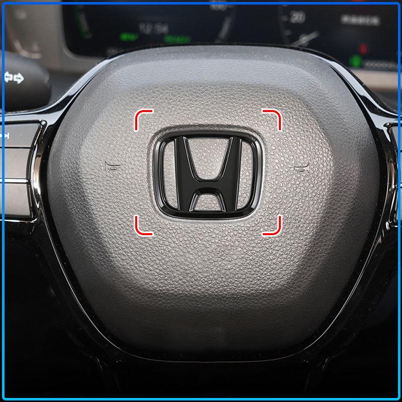 1pc ABS Car Steering Wheel Center Emblem Sticker For Honda Civci CRV Accord Mugen Prelude FIT City CRZ CRX Jazz D-series B-series H