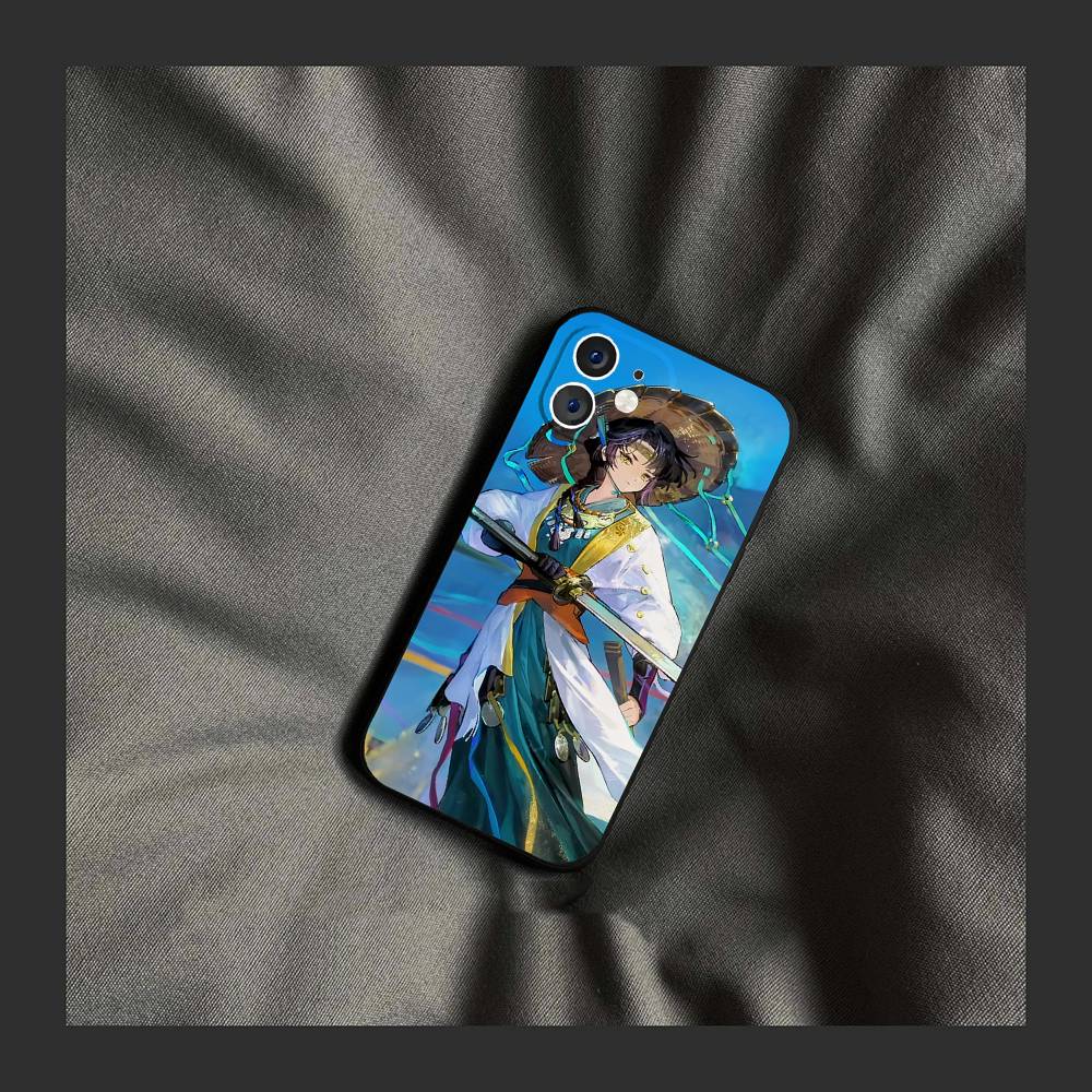 Liang Yue Anime Reverse 1999 Phone Case For IPhone 17 Air 16 15 14 13 Pro Max 11 12 Black Silicone Cover