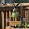 Rain Gauge Outdoor Eagle Airplane Tube Measure with Ground Stake Resin Decorative Tool for Garden Lawn Patio Gift Gardeners