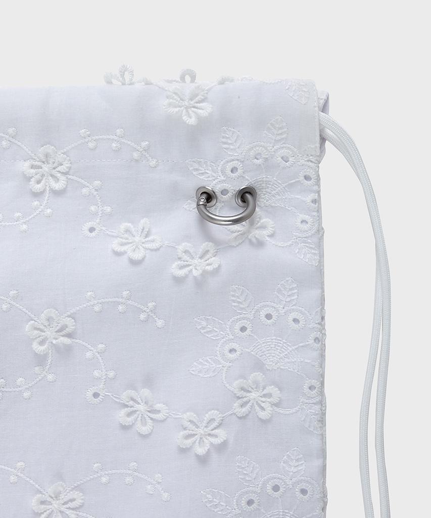 Otz Summer Floral String Gym Sack White Ozakga202W