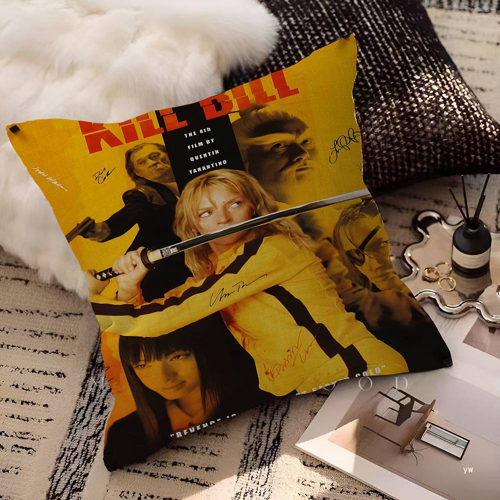 Movie Kill Bill Lucky Dragon Pillow Cover Sofa Cushion Cover Home Room Decoration Children Gift