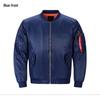 Chaqueta Bomber Ajustada para Hombre - Elegante Ropa Exterior Acolchada de Algodón para Primavera y Otoño