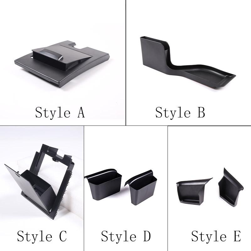 Pour Ford Ranger T7 T8 2015-21 ABS noir voiture tableau de bord Position de conduite fusible boîte de rangement caché boîte de rangement garniture voiture accessoires