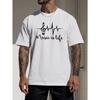 European Size Men's Summer Printed Short Sleeve T-Shirt Top