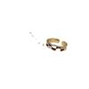 2023 Trendy French Retro Checkerboard Enamel Open Ring for Women