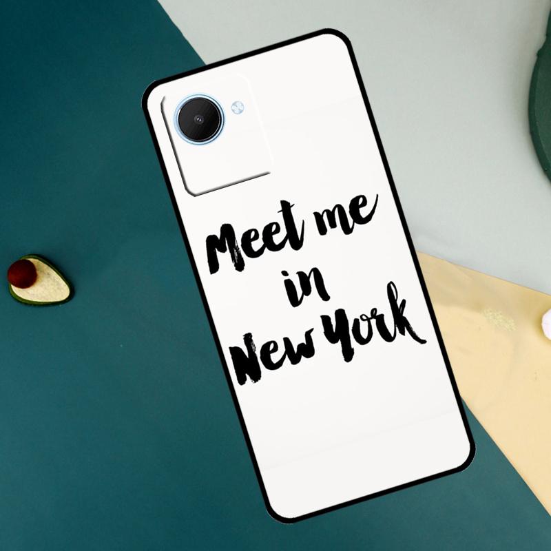 New York City For Realme C63 C61 C71 C55 C67 C51 C75 C65 C53 10 11 12 13 14 Pro Plus GT6 GT7 15 Pro Case