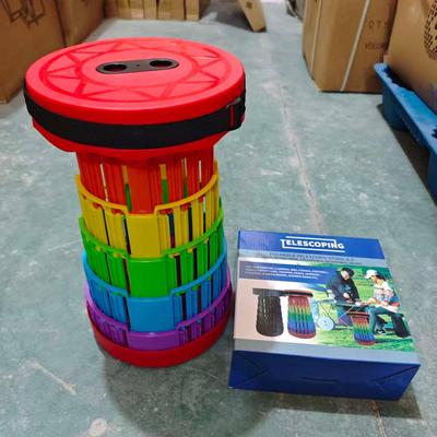 Multifunctional Adjustable Rainbow Outdoor Folding Stool