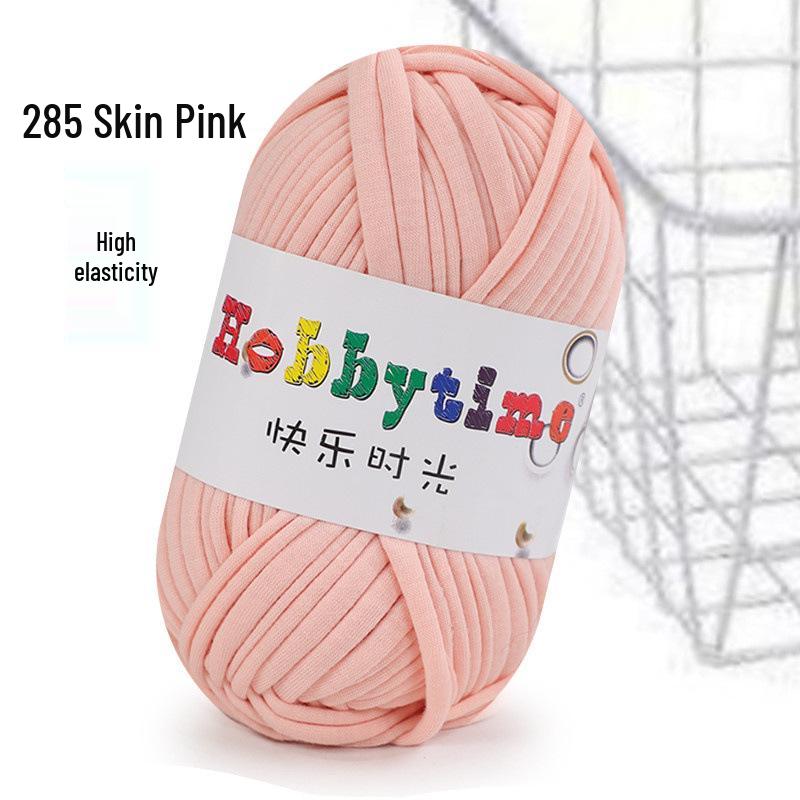 Cloth Strip Yarn DIY Crochet Kit: Handmade Bag, Knitting Material for Cushions, Carpets, and Dolls
