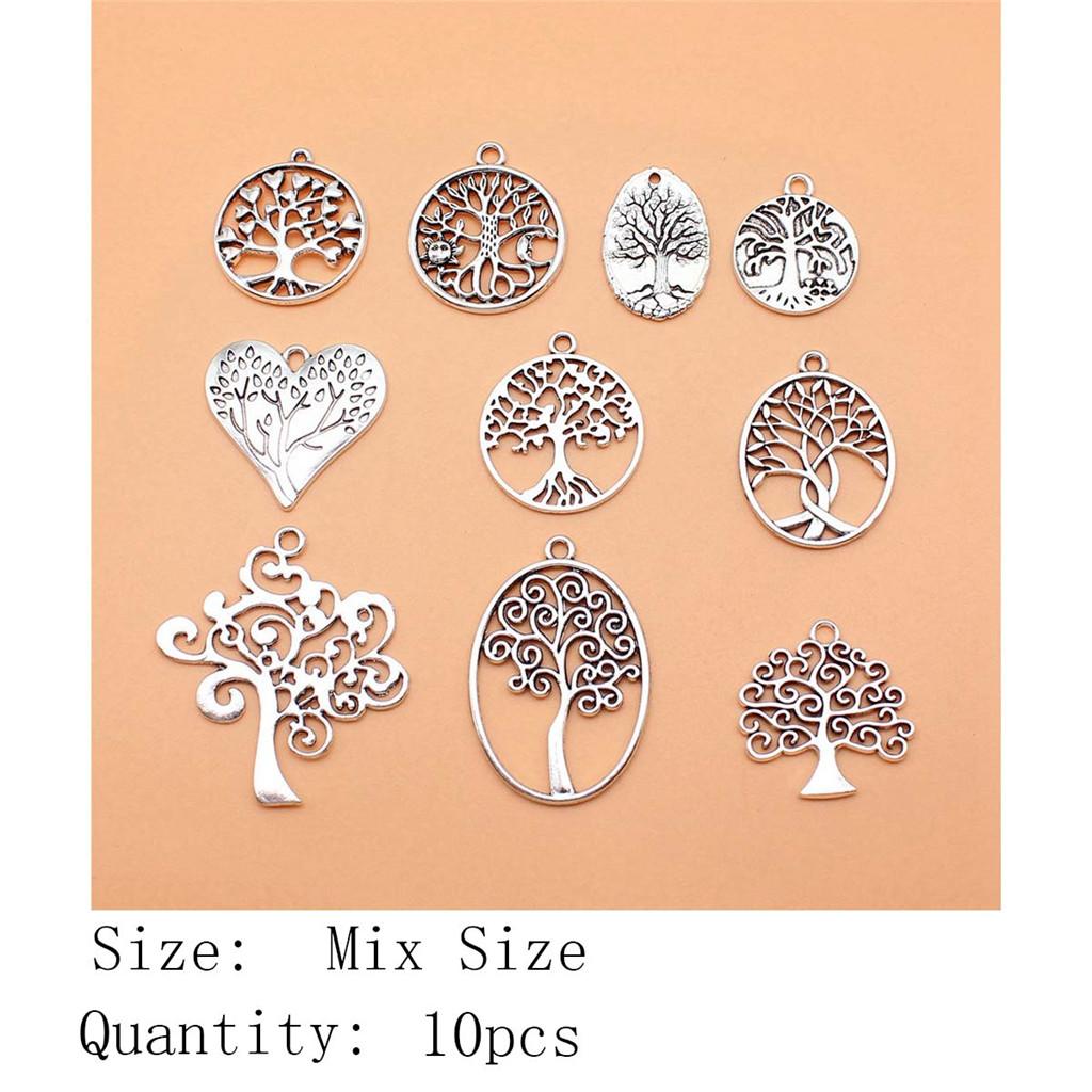 Wedding Anniversary Charms For Junk Cases Plant Mixed Set Charms Pendant Cheap Cute Stuff Bag Pendant